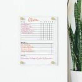 Girl Friday Acrylic Chore Chart