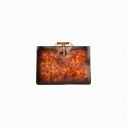 Cognac Fire Patina Satchel