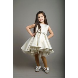 Off White Sleeveless Party Girl Dress-Off white