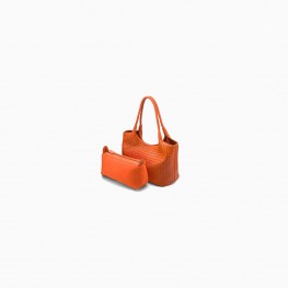 Anya Woven Leather Shoulder Bag